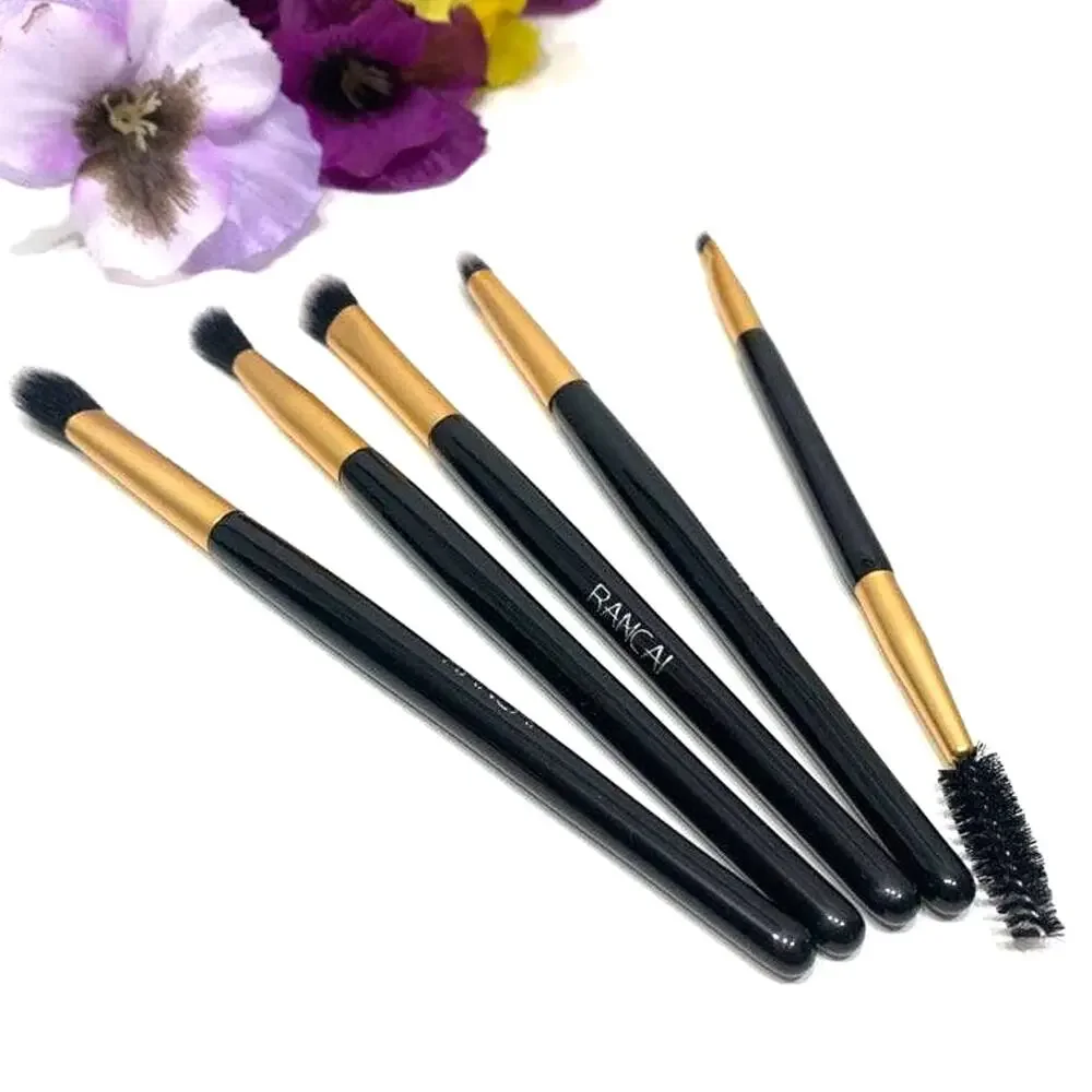 Makeup Brushes Set Rancai Pro 5 Pieces Cosmetic Makeup Tools NEW